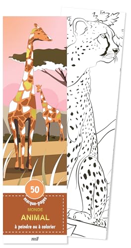 Marque-pages - Monde animal: 50 marque-pages à peindre ou à colorier Marque-pages - Monde animal: 50 marque-pages à peindre ou à colorier von MERCILESLIVRES