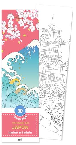 Marque-pages - Voyage au Japon: 50 marque-pages à peindre ou à colorier Marque-pages - Voyage au Japon: 50 marque-pages à peindre ou à colorier von MERCILESLIVRES