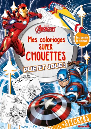 Marvel Avengers - Mes coloriages super chouettes - Plie et joue ! von HEMMA