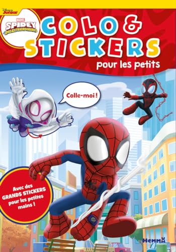 Marvel Spidey et ses amis extraordinaires - Colo & Stickers pour les petits - Avec des grands stickers pour les petites mains !: Avec des stickers von HEMMA