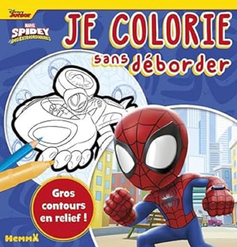 Marvel Spidey et ses amis extraordinaires - Je colorie sans déborder (Spidey et Web-Crawler) von HEMMA