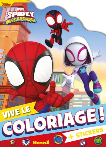 Marvel Spidey et ses amis extraordinaires - Vive le coloriage ! (Team Spidey ville): + stickers von HEMMA