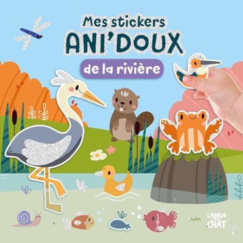 Mes stickers Ani'doux de la rivière von LANGUE AU CHAT