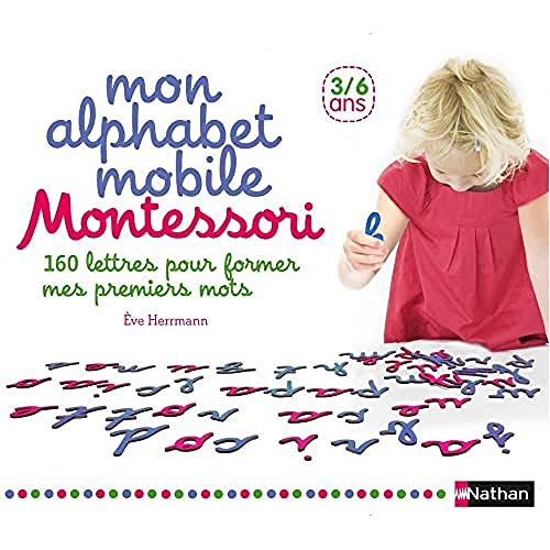 Mon alphabet mobile Montessori: Avec 160 lettres et un livret d'utilisation
