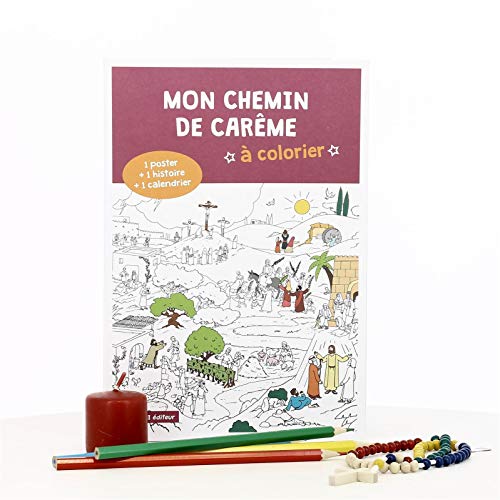 Mon chemin de Carême: à colorier Mon chemin de Carême: à colorier