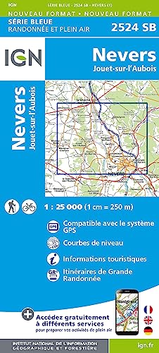 IGN Karte, Serie Bleue Top 25 Nevers Jouet (Série Bleue, Band 2524)