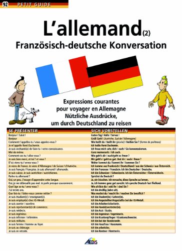 PG092 - L'allemand tome 2: Tome 2, Französich-deutsche Konversation