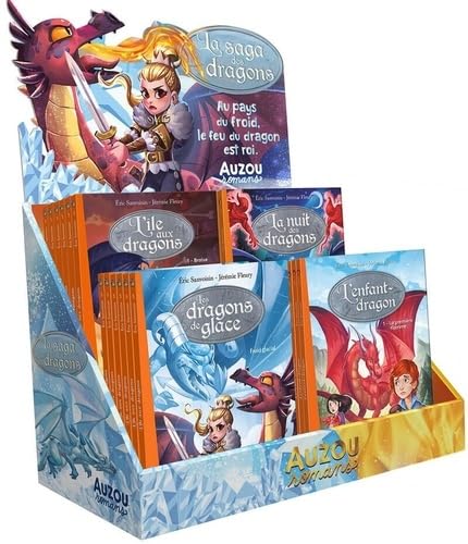 PLV PLEINE TABLE - SAGA DES DRAGONS - 24 VOL von AUZOU