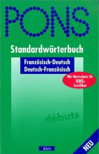 PONS Standardwörterbuch, Französisch PONS Standardwörterbuch, Französisch