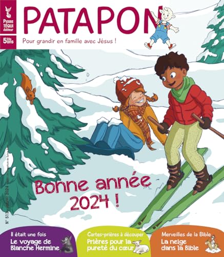 Patapon janvier 2024 n°513 - Bonne Annee 2024 - Les sports d'hiver von Pierre Téqui (Editions)