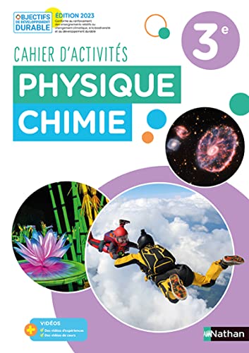 Physique-Chimie 3e - Cahier - Elève 2023: Cahier d'activités Physique-Chimie 3e - Cahier - Elève 2023: Cahier d'activités von NATHAN