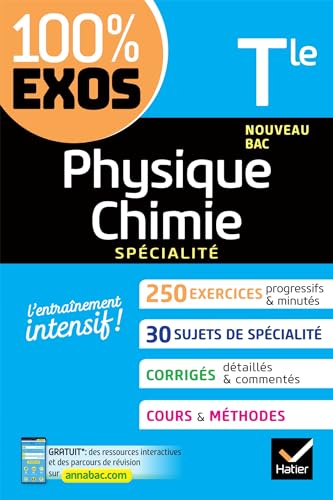 Physique-Chimie Tle générale (spécialité): exercices résolus - Nouveau bac Terminale