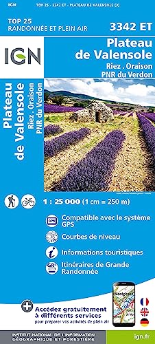 3342ET Plateau Valensole (TOP 25) von IGN Frankreich