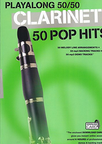 Playalong 50/50: Clarinet - 50 Pop Hits
