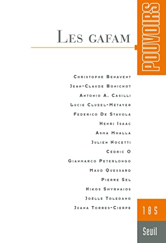 Pouvoirs, n°185. Les GAFAM Pouvoirs, n°185. Les GAFAM
