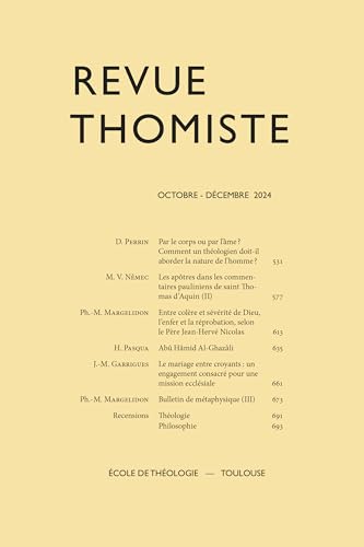 Revue thomiste - N°4/2024 Revue thomiste - N°4/2024 von KLINCKSIECK