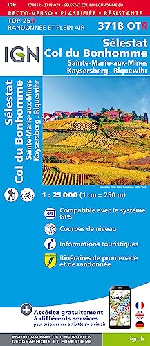 Sélestat / Col du Bonhomme / Ste-Marie-aux-Mines (3718OTR) (TOP 25R)