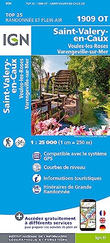 Staint-Valery-en-Caux - Veules-les-Roses 1:25 000: 1:25000 (TOP 25)