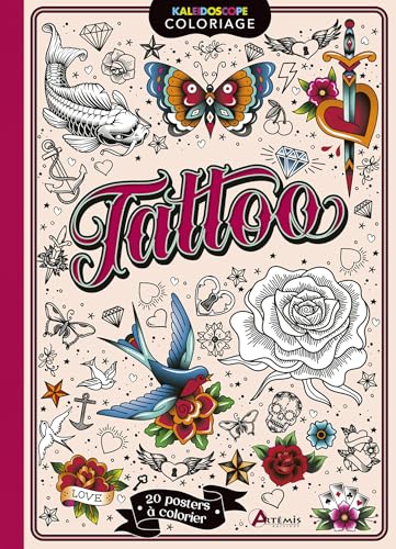 Tattoo - 20 posters à colorier von ARTEMIS
