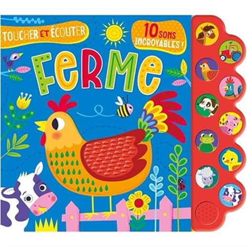 Toucher et écouter - Ferme: 10 sons incroyables ! von 1 2 3 SOLEIL