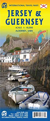 Touristische Karte Jersey & Guernsey: doppelseitig Jersey 18T. Guernsey 18T. mit Plan Alderney, Sark, Herm Touristische Karte Jersey & Guernsey: doppelseitig Jersey 18T. Guernsey 18T. mit Plan Alderney, Sark, Herm von ITM International Travel Maps