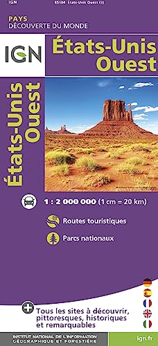 Usa West (85104) (Découverte des pays du monde, Band 85104) von Institut Geographique National