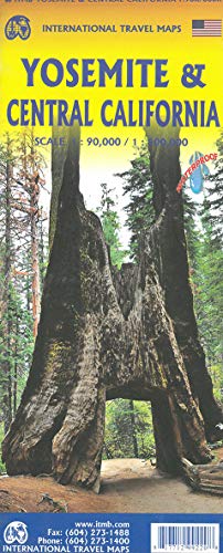 Yosemite & Central California: Travel Reference Map Yosemite & Central California: Travel Reference Map