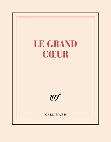 Carnet carré "Le grand Coeur" (papeterie) von GALLIMARD