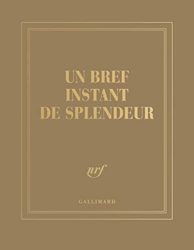 Carnet carré "Un bref instant de splendeur" (papeterie) von GALLIMARD