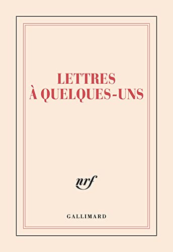 Étui de cartes "Lettres à quelques-uns" (papeterie)