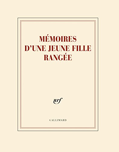 Papeterie Gallimard Cahier Blanc"Memoires d'une Jeune Fille Ran Papeterie Gallimard Cahier Blanc"Memoires d'une Jeune Fille Ran von GALLIMARD
