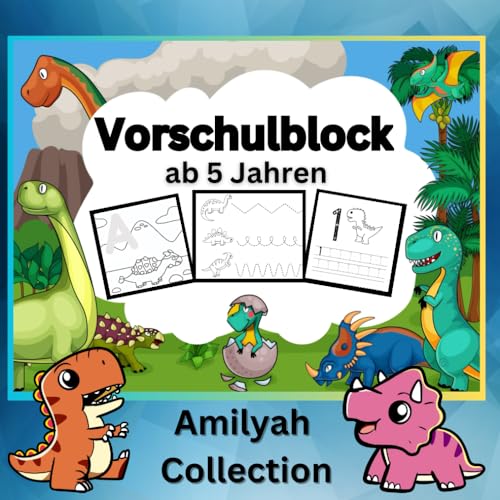 Vorschulblock ab 5: Vorschulbuch für Kinder ab 5! Schwungübungen, Malen nach Zahlen, Punkt zu Punkt, Zahlen 1-20 und Buchstaben lernen. Das Mitmachbuch für Kinder im Kindergarten! Vorschulblock ab 5: Vorschulbuch für Kinder ab 5! Schwungübungen, Malen nach Zahlen, Punkt zu Punkt, Zahlen 1-20 und Buchstaben lernen. Das Mitmachbuch für Kinder im Kindergarten! von Independently published