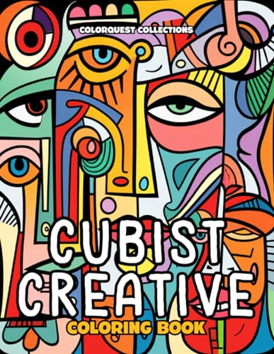 Cubist Creative: Picasso Faces Coloring Book for Stress Relief & Artistic Creativity (Picasso-Inspired Coloring Books) von Independently published