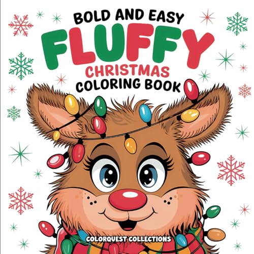 Fluffy Christmas Coloring Book: Bold and Easy Holiday Coloring Fun for All Ages Fluffy Christmas Coloring Book: Bold and Easy Holiday Coloring Fun for All Ages von Independently published