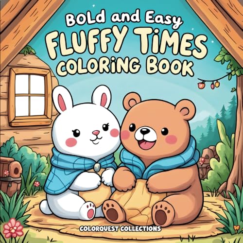 Fluffy Times Coloring Book: Bold and Easy Colorful Critters and Furry Friends for Creative Fun! (Cozy Animals Coloring Books) Fluffy Times Coloring Book: Bold and Easy Colorful Critters and Furry Friends for Creative Fun! (Cozy Animals Coloring Books) von Independently published