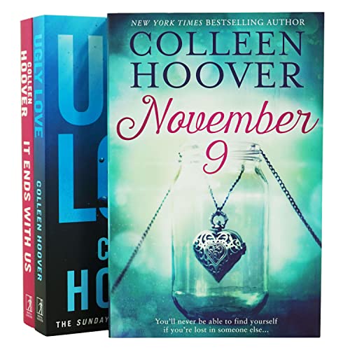 Colleen Hoover Collection 3 Books Set (It Ends With Us, Ugly Love, November 9)