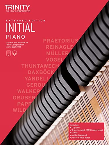 Trinity College London Piano Exam Pieces Plus Exercises From 2021: Initial - Extended Edition: 21 pieces plus exercises for Trinity College London exams 2021-2023 von FABER MUSIC