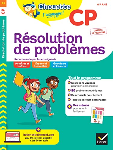 Chouette - Résolution de problèmes CP: cahier d'entraînement en maths recommandé par les enseignants von HATIER