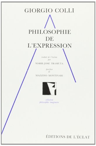 PHILOSOPHIE DE L'EXPRESSION von ECLAT
