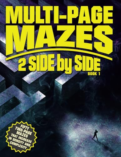 Multi-Page Mazes Book 1: 2 Side by Side von Pink Frog Books