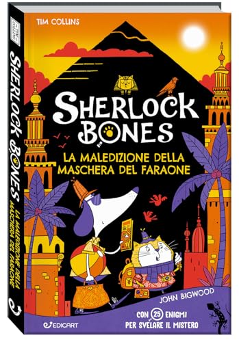 La maledizione della maschera del faraone. Sherlock Bones (Outsider) von Edicart