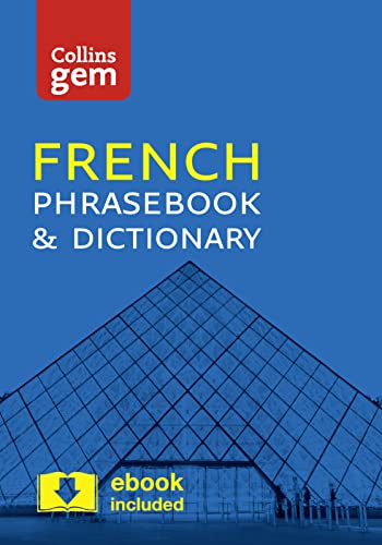 Collins French Phrasebook and Dictionary Gem Edition: Essential phrases and words in a mini, travel-sized format (Collins Gem) von Collins