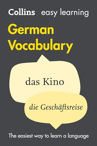 Collins Easy Learning: German Vocabulary: Trusted support for learning von Collins