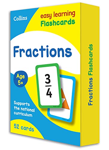 Fractions Flashcards: Ideal for Home Learning (Collins Easy Learning KS1)