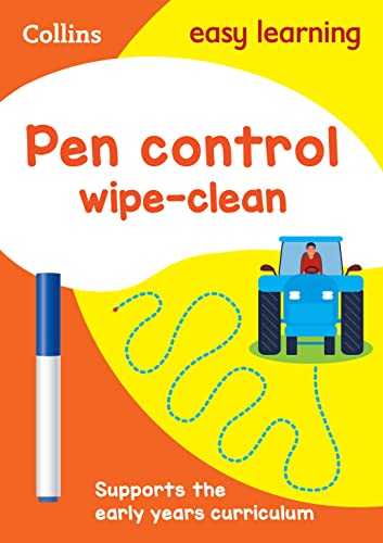 Pen Control Age 3-5 Wipe Clean Activity Book: Ideal for home learning (Collins Easy Learning Preschool)