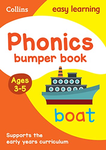 Phonics Bumper Book Ages 3-5: Ideal for home learning (Collins Easy Learning Preschool) von Collins