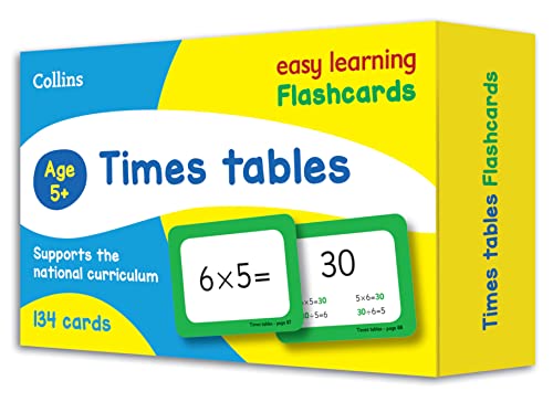 Times Tables Flashcards: Ideal for home learning (Collins Easy Learning KS2)