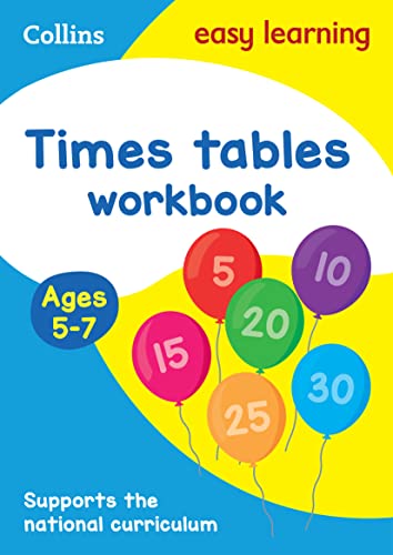 Times Tables Workbook Ages 5-7: Ideal for home learning (Collins Easy Learning KS1) von Collins