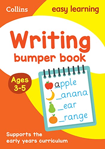 Writing Bumper Book Ages 3-5: Ideal for home learning (Collins Easy Learning Preschool) von Collins