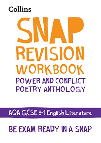 AQA Poetry Anthology Power and Conflict Workbook: Ideal for the 2024 and 2025 exams (Collins GCSE Grade 9-1 SNAP Revision)